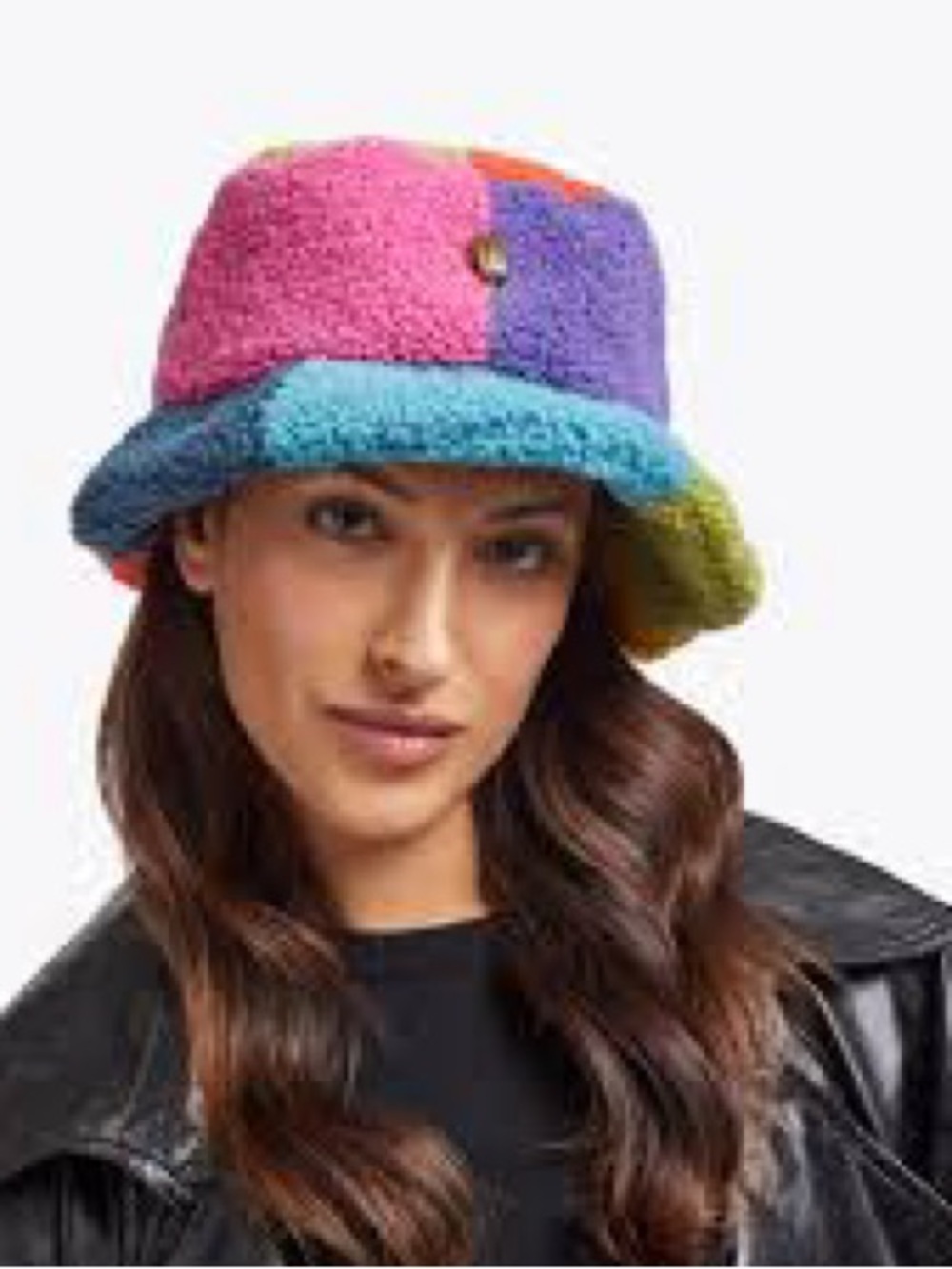 Multicolor Teddy Bucket Hat
